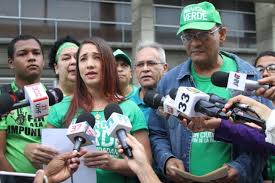 Representantes del colectivo Marcha Verde dan detalles de la manifestación del próximo 29 de octubre. 