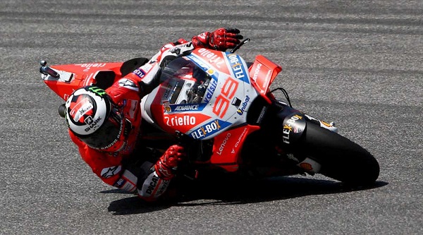 El piloto de Ducati Jorge Lorenzo