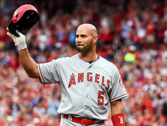 Estelar jugador de los Angelinos de Los Ángeles, Albert Pujols.