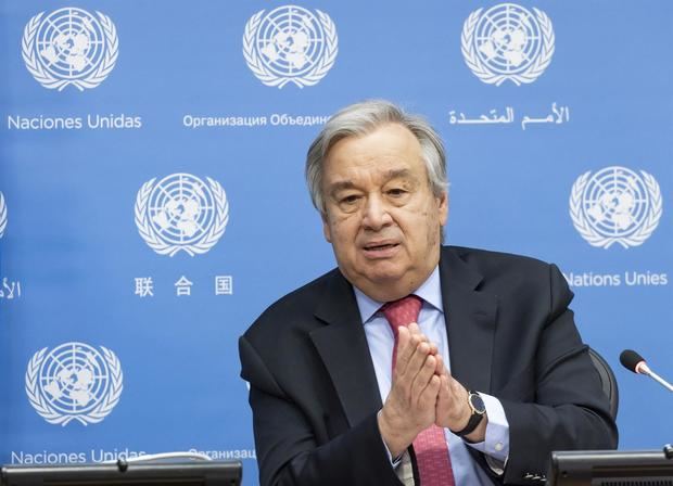 En la imagen, António Guterres, secretario general de la Organización de Naciones Unidas (ONU).
