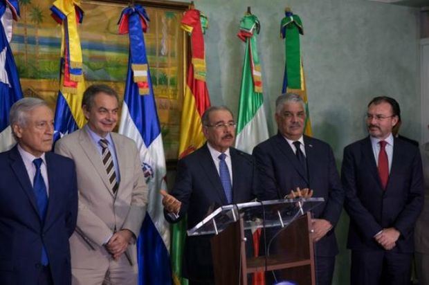 El proceso de diálogo es respaldado por el presidente Medina