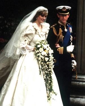 Imagen de archivo en un momento de la boda de la princesa Diana y el principe Carlos.