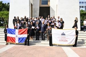 Conape rinde homenaje a fundadores de la República Dominicana