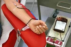 Donación de sangre.