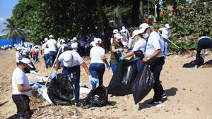 Realizan jornada de recolección de residuos en más de 100 playas y ríos por Día Mundial de Limpieza de Costas