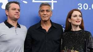 Clooney gusta mucho en Venecia con una loca comedia con el racismo de fondo