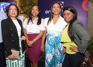 Angélica Castillo, Isaura de la Cruz, Hainan Reynoso y Clara Robles.