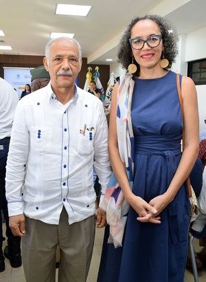Veruska Freixas y Gustavo Calderón.