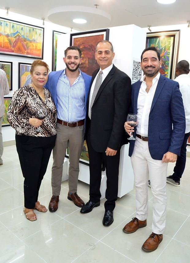 Altagracia Jiménez, Erick Ortiz, Luis Felipe Cartagena y José Horacio.