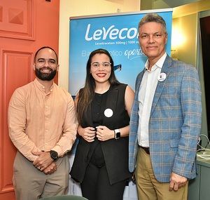 Jonathan Abreu, Cesarina Torres y José Orlando Bidó.
