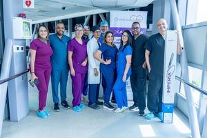 Realizan en CEDIMAT el primer implante de válvula percutánea Allegra Valve in Valve