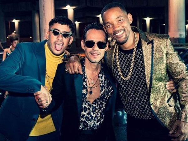  Bad Bunny, Marc Anthony y Will Smith