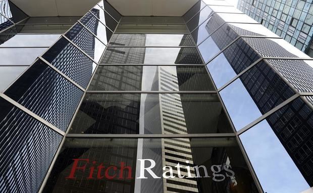 Vista exterior de las oficinas de Fitch Ratings en Nueva York.