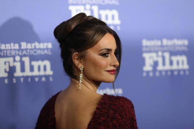 Imagen de Penelope Cruz esta noche en el Festival de Cine de Santa Bárbara, California, USA.