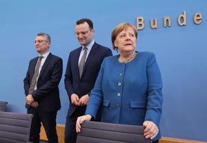 Merkel: hasta el 70 % de la población puede contagiarse del COVID-19