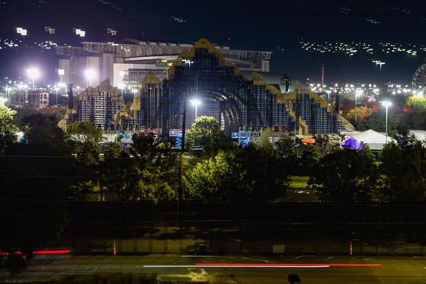 Vista de la sede del festival de música Astroworld en Houston, Texas (EE.UU.), este 6 de noviembre de 2021.