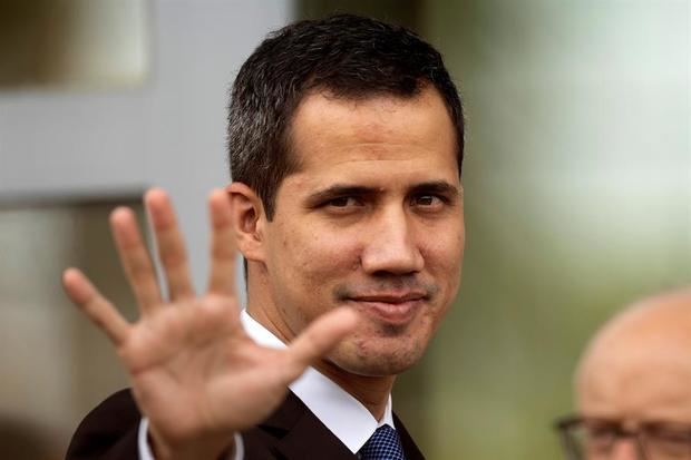 En la imagen, el jefe del Parlamento de Venezuela, Juan Guaidó.