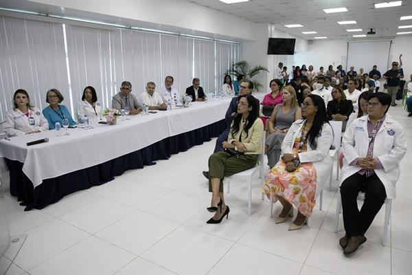 lanzamiento de estudios de inmunohistoquímica cáncer de mama, en el Instituto Nacional del Cáncer (Incart), el 18 de Octubre del 2023, en Santo Domingo 