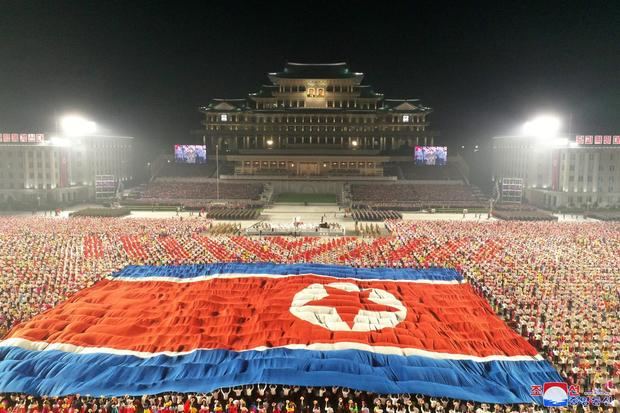 Desfile aniversario Corea del Norte.