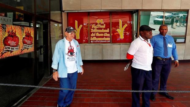 Imagen de una sala de cine que promocionaba el 41 Festival de Cine de La Habana el pasado diciembre de 2019. 