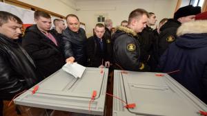 Elevada participación en las elecciones presidenciales de Rusia