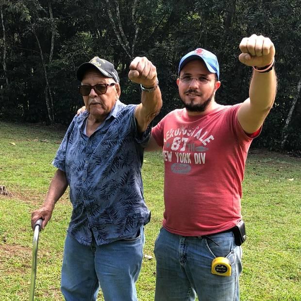 Eligio Antonio Blanco y Claudio Caamaño, hijo.