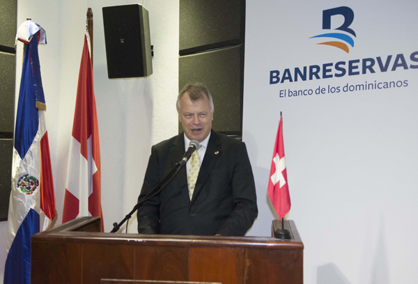Urs Schnider, embajador de Suiza en la República Dominicana