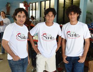 Emiliano García, Gabriel Pérez y Rodrigo García.
