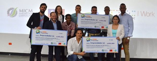 Acto de premiación a los emprendedores