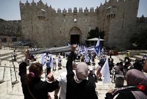 Jerusalén vive un dí­a de tensión por una polémica marcha ultranacionalista israel­