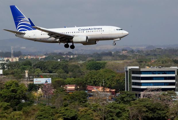 Vista de un avión de la aerolínea Copa en la Ciudad de Panamá, en una fotografía de archivo.