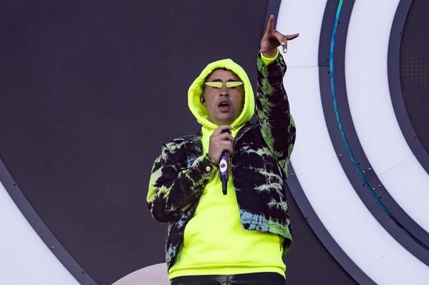 En la imagen, el cantante puertorriqueño Bad Bunny.