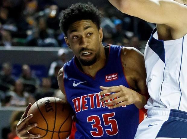 En la imagen un registro de Christian Wood, alero de los Pistons de Detroit, quien se convirtió en el tercer jugador de la NBA en dar positivo en una prueba para detectar el virus COVID-19. 