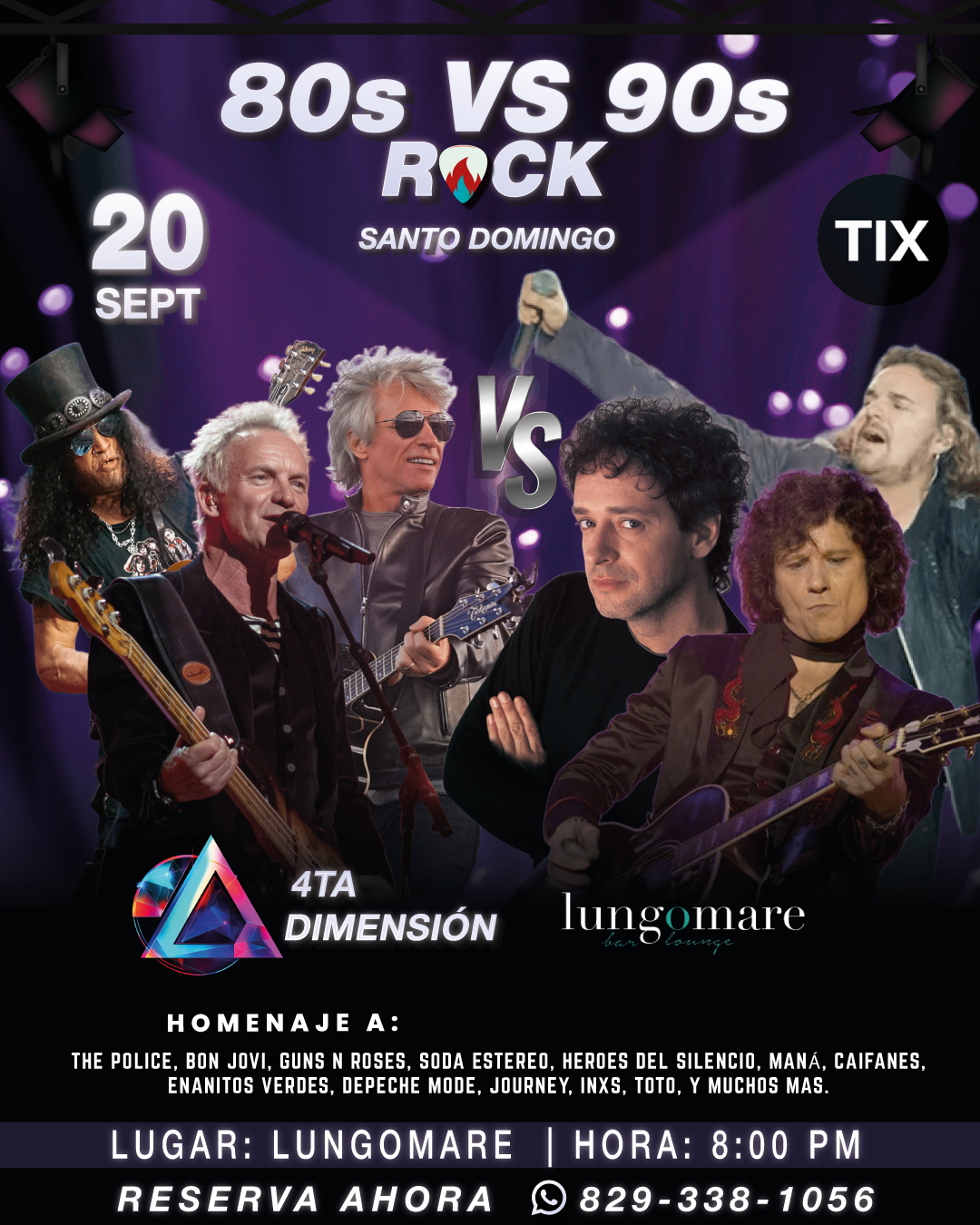 Rock 80s vs 90s.