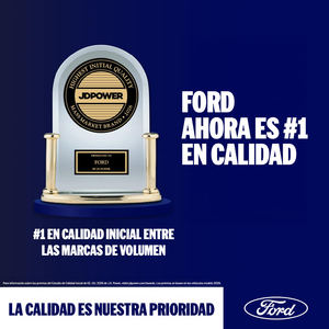 Ford es la marca de volumen #1 en el estudio de calidad inicial de J.D. Power
