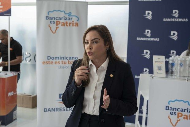 La vicepresidenta de Programas Estratégicos de Negocios Banreservas, Linda
Valette.