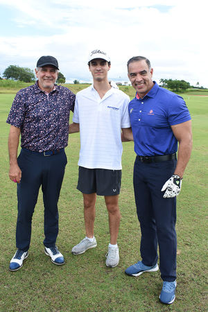 Alberto Flores, André Marcelino y Osiris Marchena.