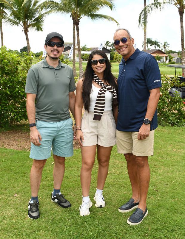 Alexbry Fernández, Eliana Wessin y Pavel Mejía.