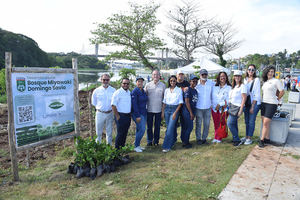 Fundación Ex Alumnos Loyola 79 inicia reforestación en la ribera del río Ozama