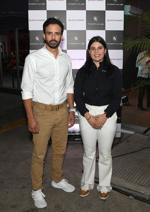 Tommy Terrero y María Belén  Del Risco.