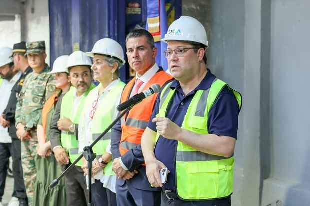 Yayo Sanz Lovatón durante el acto de destrucción de mercancías falsificadas.