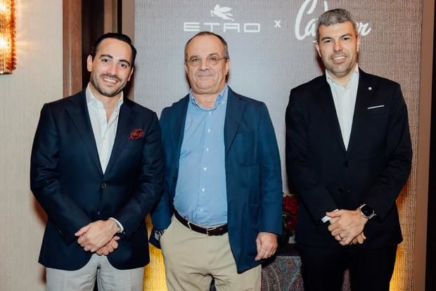 Jean Pierre Taboada, Antonio Castañer y Daniel Vancells.