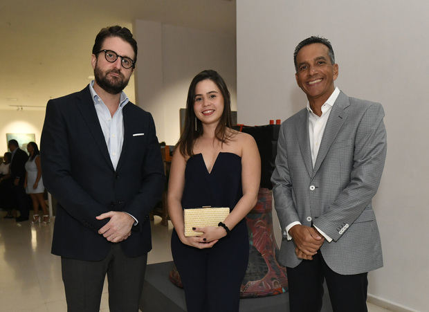 Luis Augusto Vaquero, Maria Yanes y Juan Pumarol.