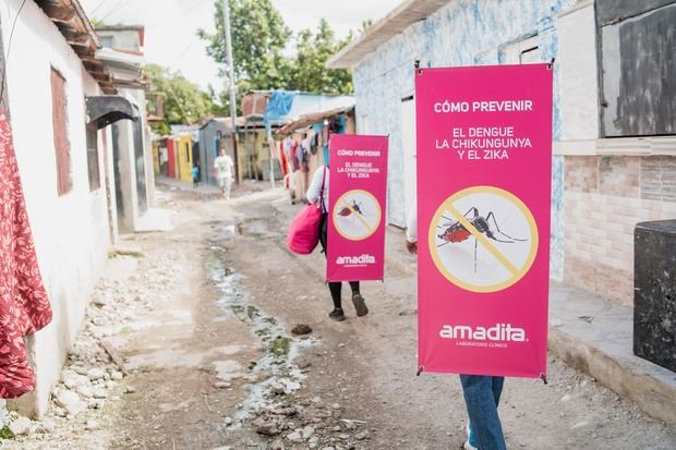 
Amadita Laboratorio Clínico realiza jornada educativa contra el dengue en cinco provincias de la República Dominicana.