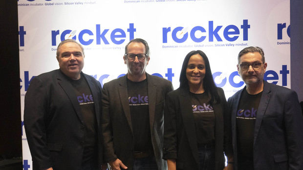José Manuel Benavent, Carlos Brandt, Genesis Nolasco y Carlos Yunén.