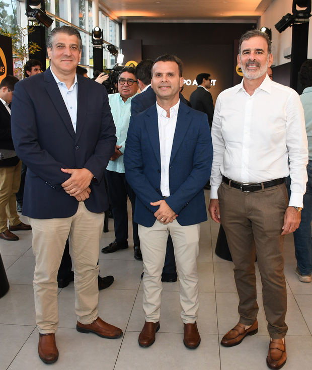 Luis Varela, Cristian Tactuk y Wady Asbun