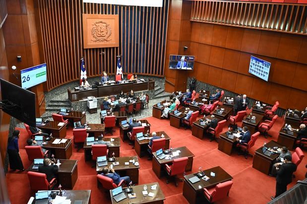 Sesión en el senado.