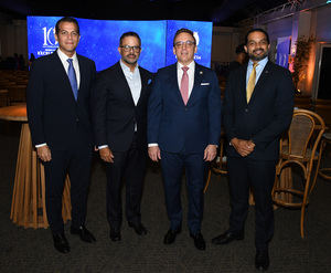 Franklin Glass, Rafael Nolasco, Luis Manuel Aguiló y Willy Colón.