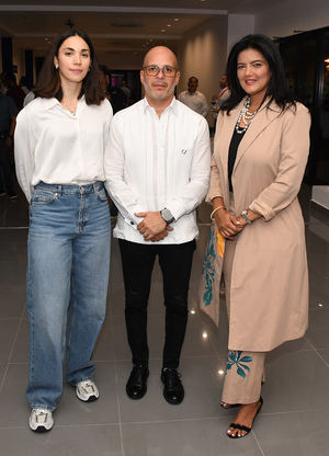 Gia Cavagliano, Eloy Morena y Yahayra Peguero.