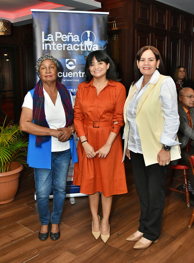 Margarita Brito, Mitri Jiménez y Erika Rodríguez.
